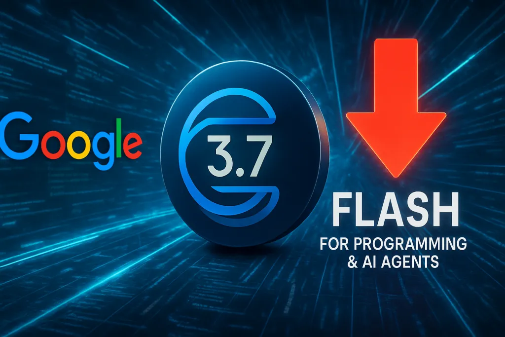 Google lanza Gemini 3.7 Flash para programación y agentes de IA con una agresiva rebaja de precio