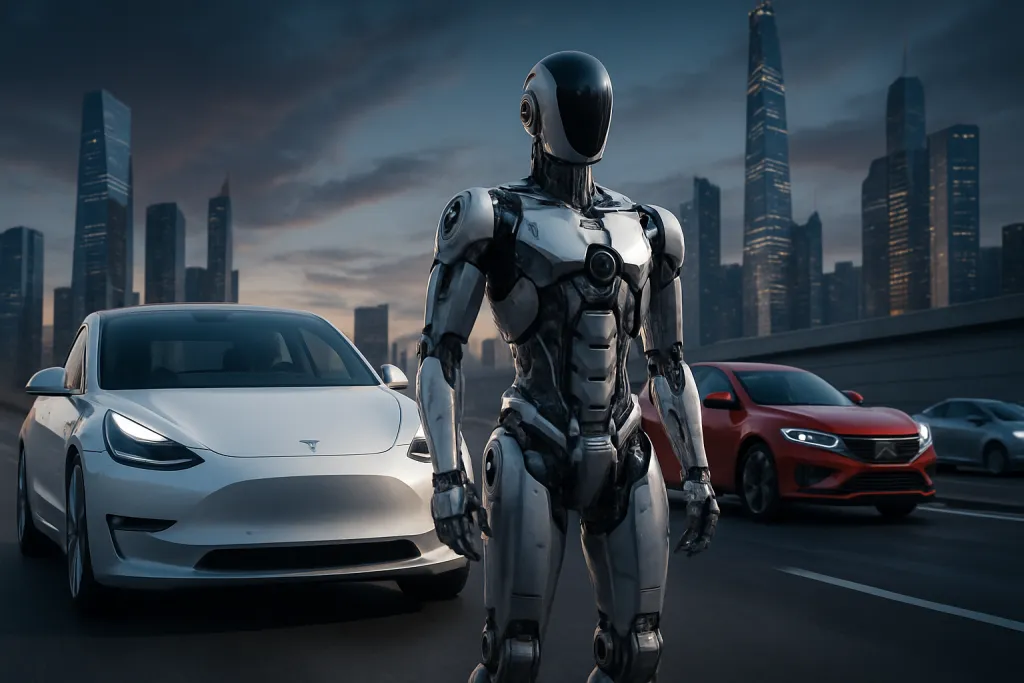 Los coches chinos siguen a Tesla y apuestan por los robots como su próxima gran fuente de ingresos