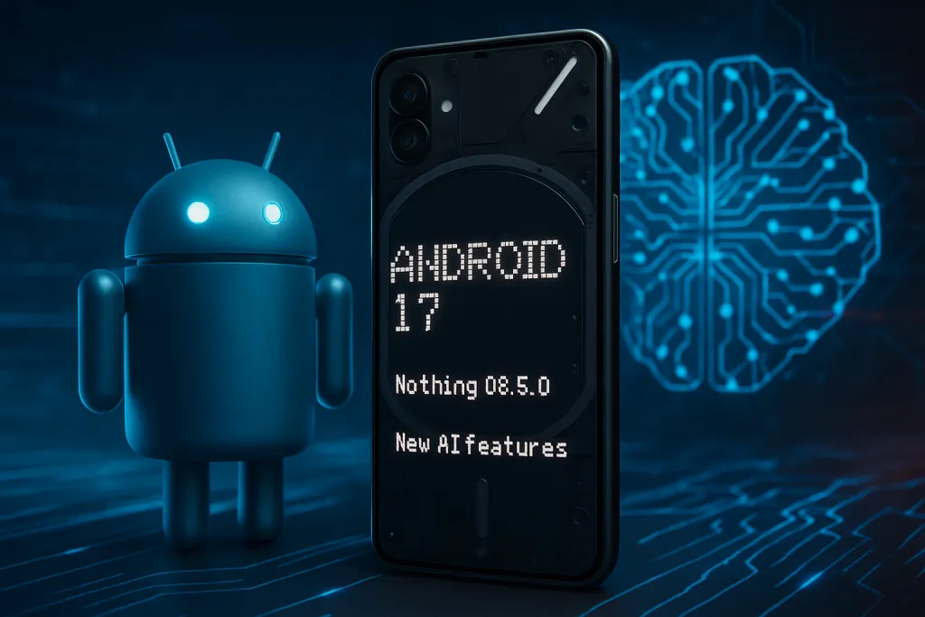 Nothing estrena Android 17 con Nothing OS 5.0 y nuevas funciones de inteligencia artificial