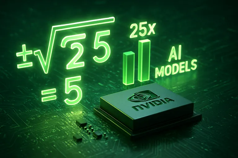 Nvidia demuestra que una fórmula matemática puede acelerar 25 veces el cambio entre modelos de IA