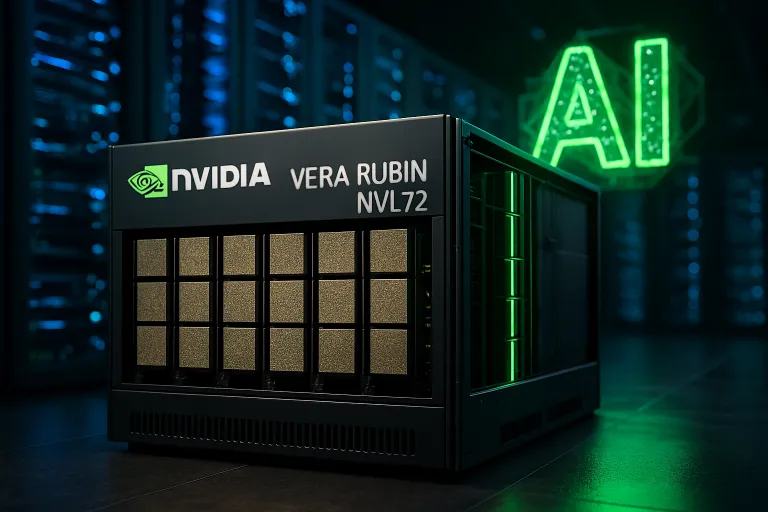 Nvidia presume de Vera Rubin NVL72: hasta 30 veces más rendimiento por megavatio para IA