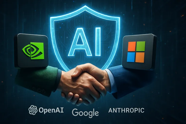 Nvidia y Microsoft impulsan una alianza para proteger la IA mientras OpenAI, Google y Anthropic quedan fuera