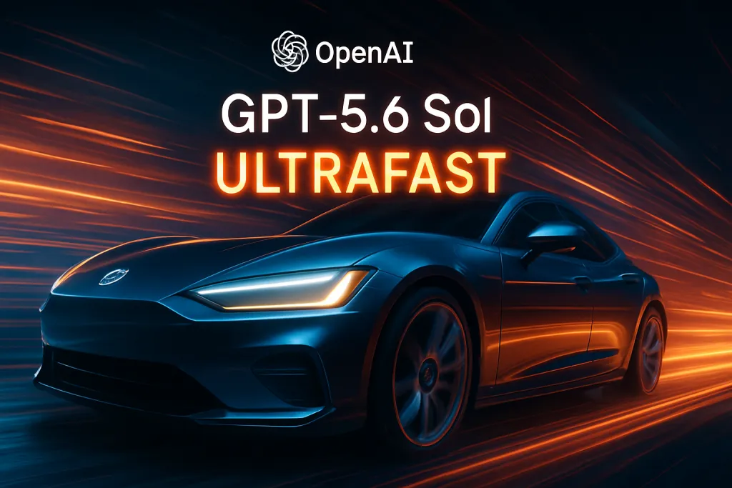OpenAI pisa el acelerador: GPT-5.6 Sol estrena un modo Ultrafast que multiplica por 14 su velocidad