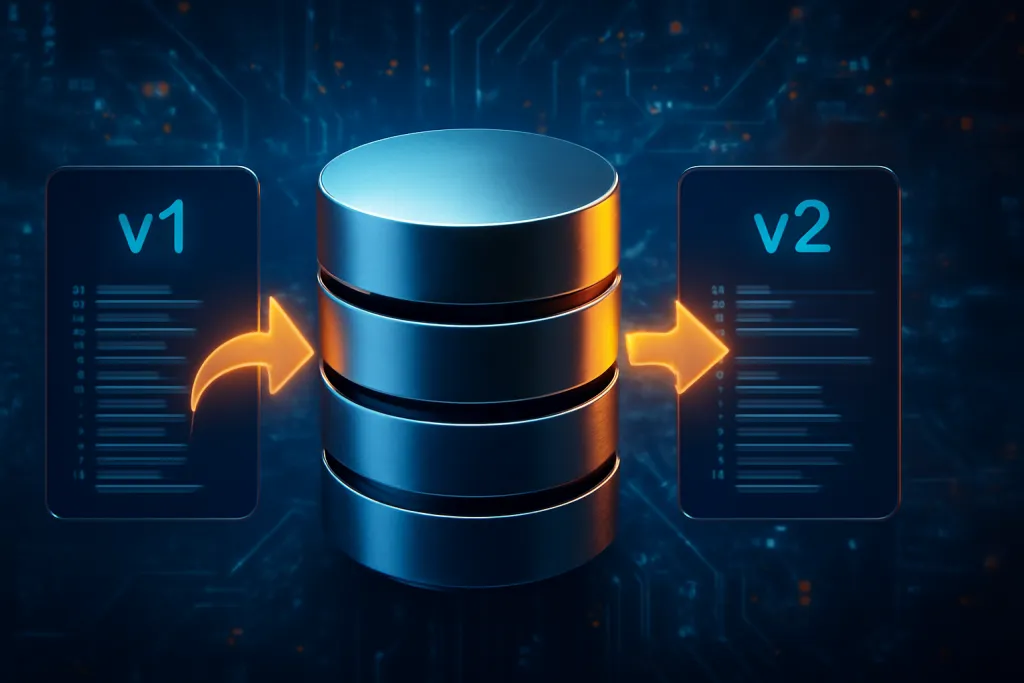 ¿Qué es versionado de base de datos?