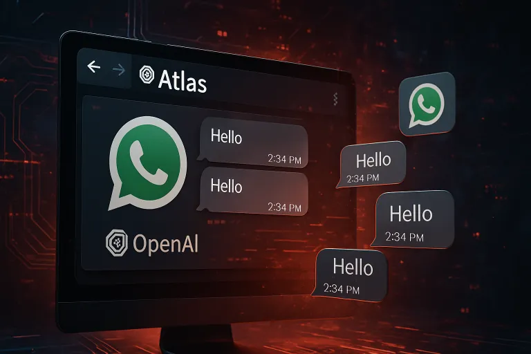 Un fallo del navegador Atlas de OpenAI permitía enviar mensajes de WhatsApp sin permiso