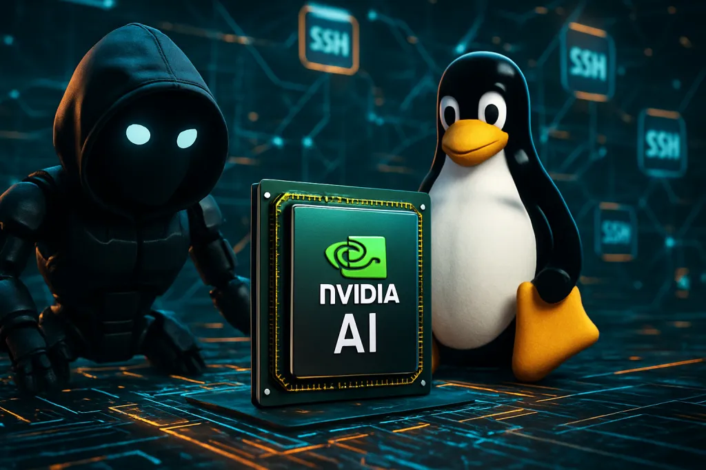 Un nuevo botnet para Linux utiliza IA de Nvidia para automatizar ataques por SSH