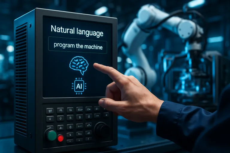 Un nuevo controlador industrial con IA promete programar máquinas usando lenguaje natural