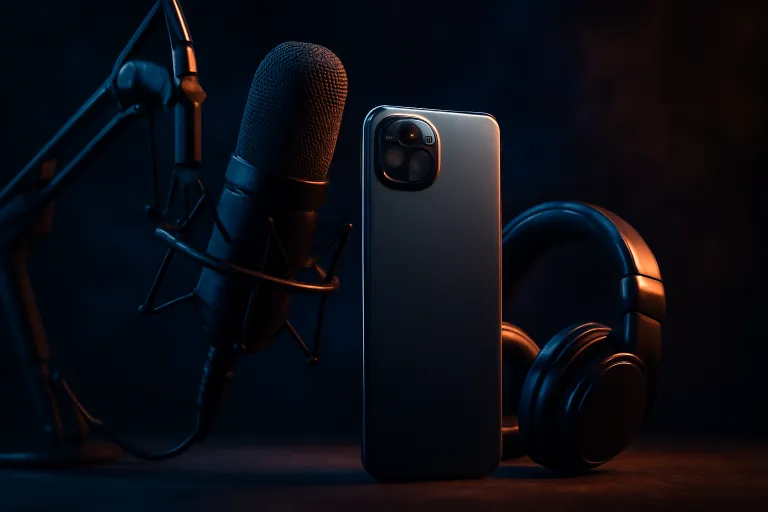¿Cuál es el smartphone más recomendable para grabar podcasts?