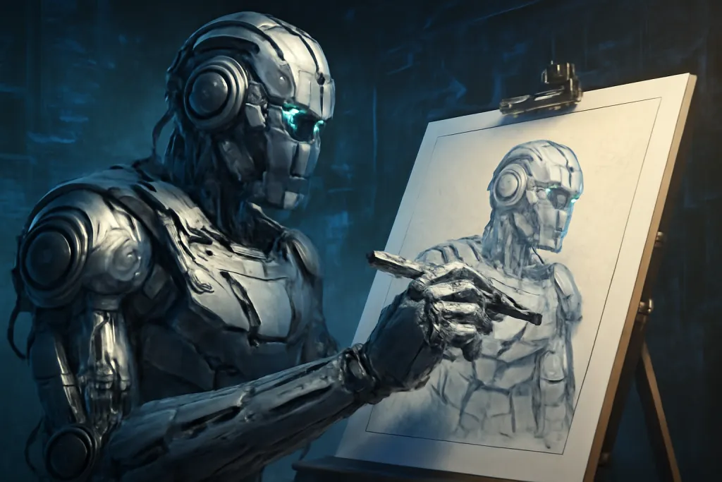 dibujo robot