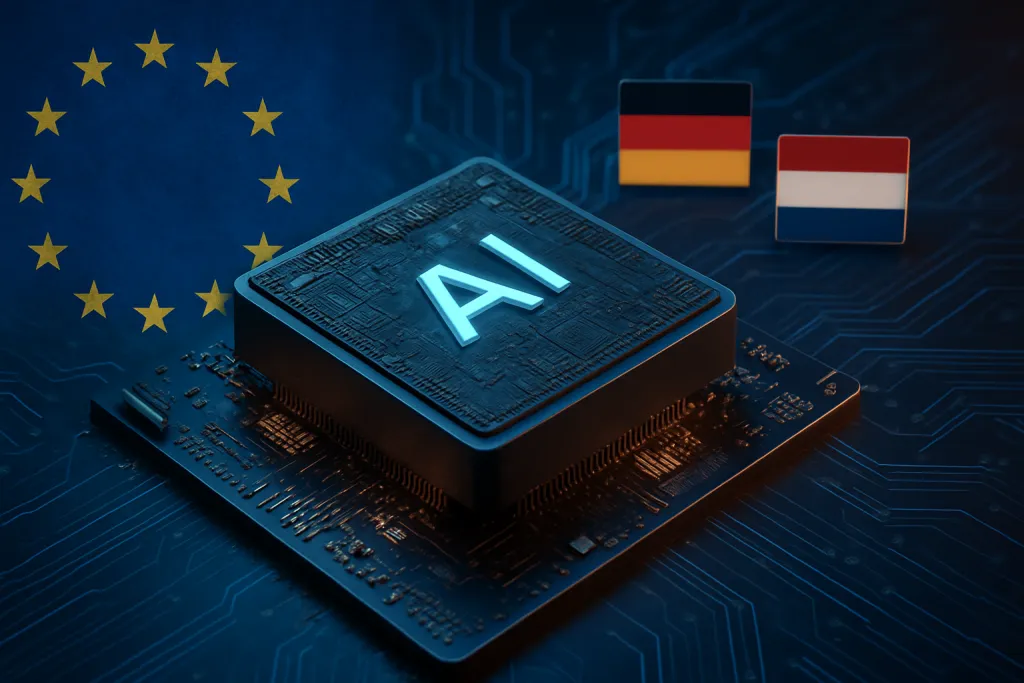 Europa busca reducir su dependencia en chips de IA con un plan de Alemania y Países Bajos