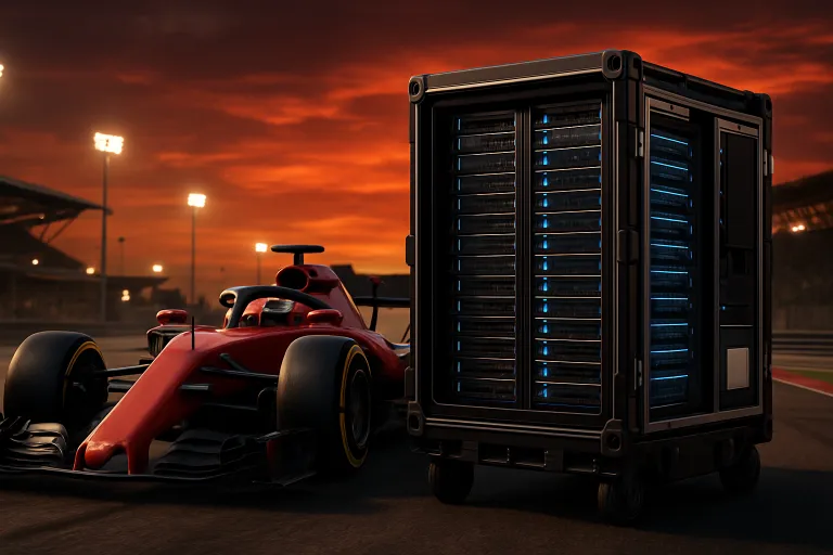 La Fórmula 1 mueve un centro de datos de 650 TB entre circuitos para procesar cada carrera