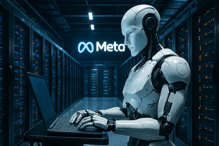 Meta prueba robots en sus centros de datos para contener el coste disparado de la inteligencia artificial