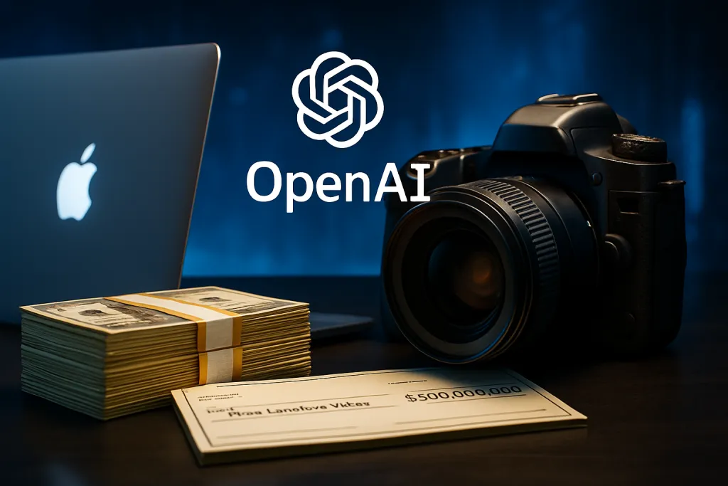 OpenAI compra por 300 millones de dólares una empresa de cámaras fundada por exingenieros de Apple