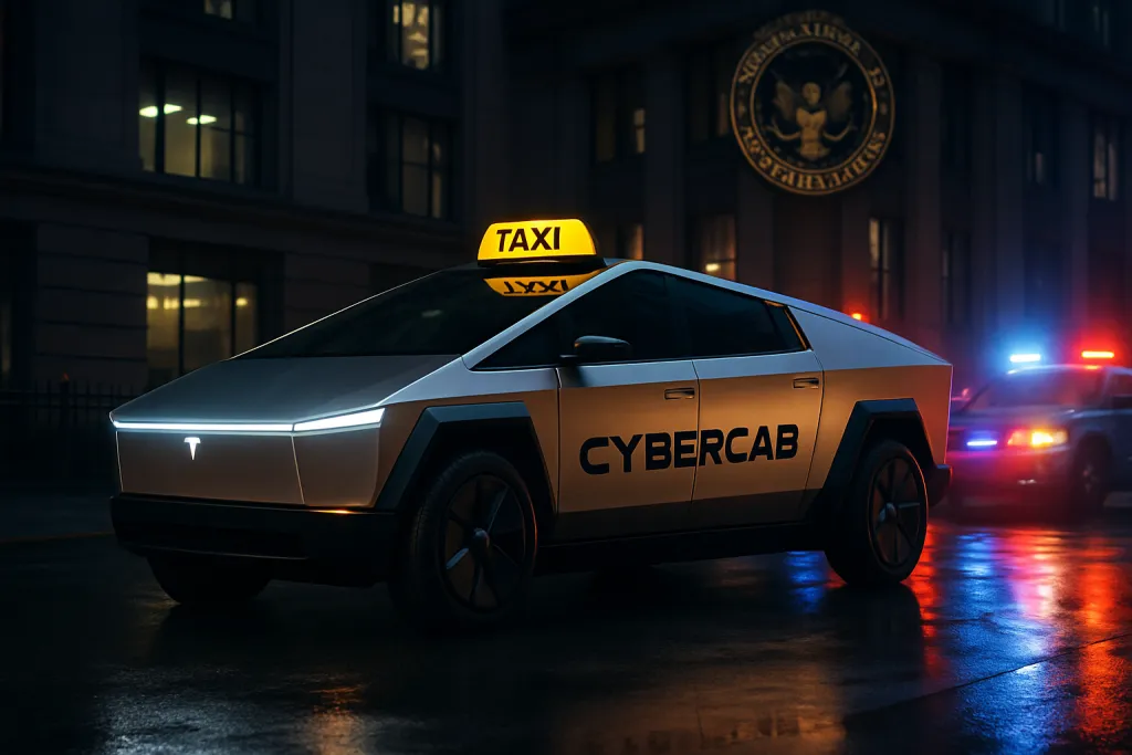 Tesla estrena sus Cybercab y EE. UU. abre una investigación apenas horas después