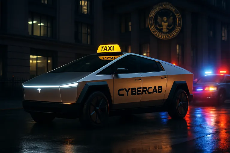 Tesla estrena sus Cybercab y EE. UU. abre una investigación apenas horas después