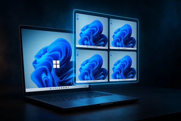 Windows 11 esconde una función gratuita para multiplicar el espacio de trabajo sin comprar otro monitor