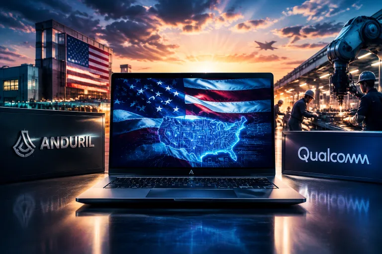 Anduril y Qualcomm anuncian BlueChip, un portátil que busca recuperar la fabricación estadounidense