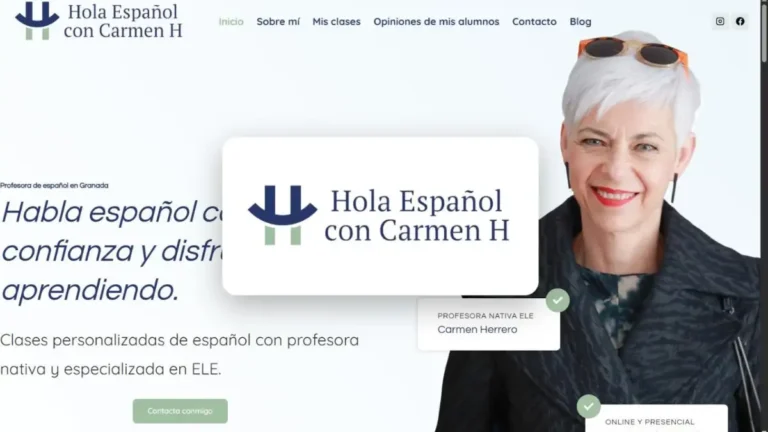 Caso de éxito: diseño web estratégico para captación internacional de estudiantes, Learn Spanish Granada