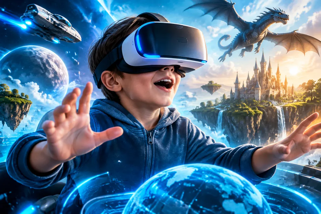 gafas realidad virtual niños