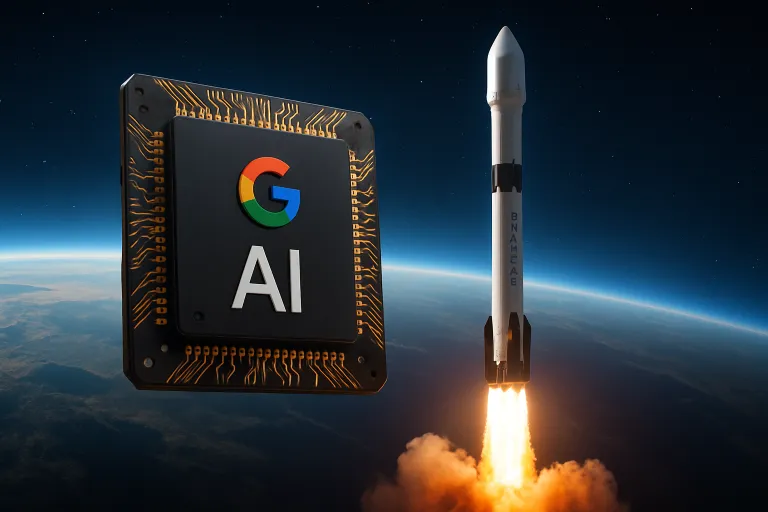 Google envía un chip de IA al espacio con SpaceX para probar los centros de datos orbitales