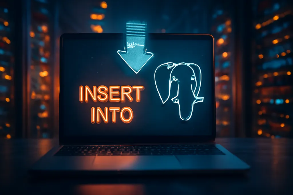 insert into postgresql