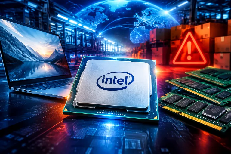 Intel agota sus chips para portátiles económicos y advierte sobre la escasez de memoria