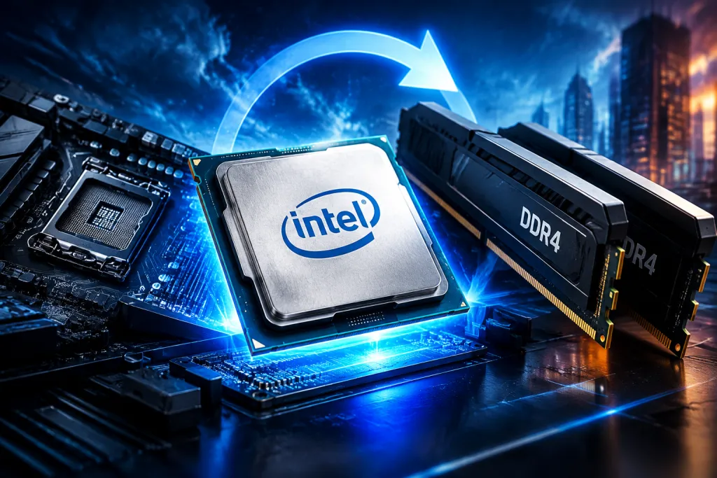 Intel vuelve a apostar por DDR4: nuevos procesadores permitirán actualizar el PC sin cambiar toda la plataforma