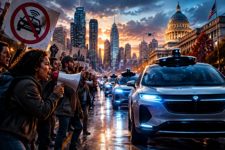 Las ciudades estadounidenses se rebelan contra los robotaxis y buscan imponer sus propias reglas