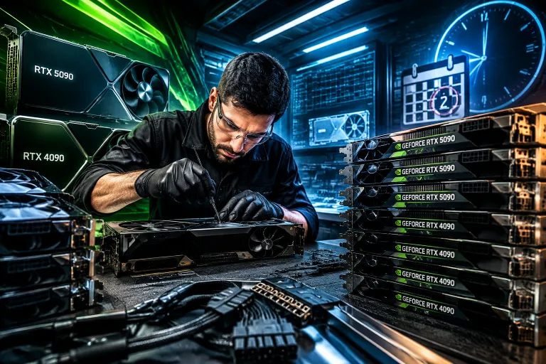Los conectores siguen pasando factura: un técnico recibe diez RTX 5090 y 4090 para reparar en dos días