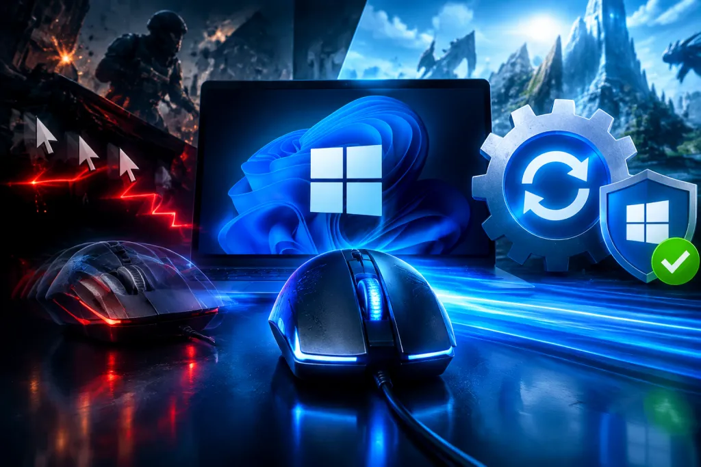 Microsoft reconoce el fallo de Windows 11 que provocaba tirones del ratón al jugar y publica una solución