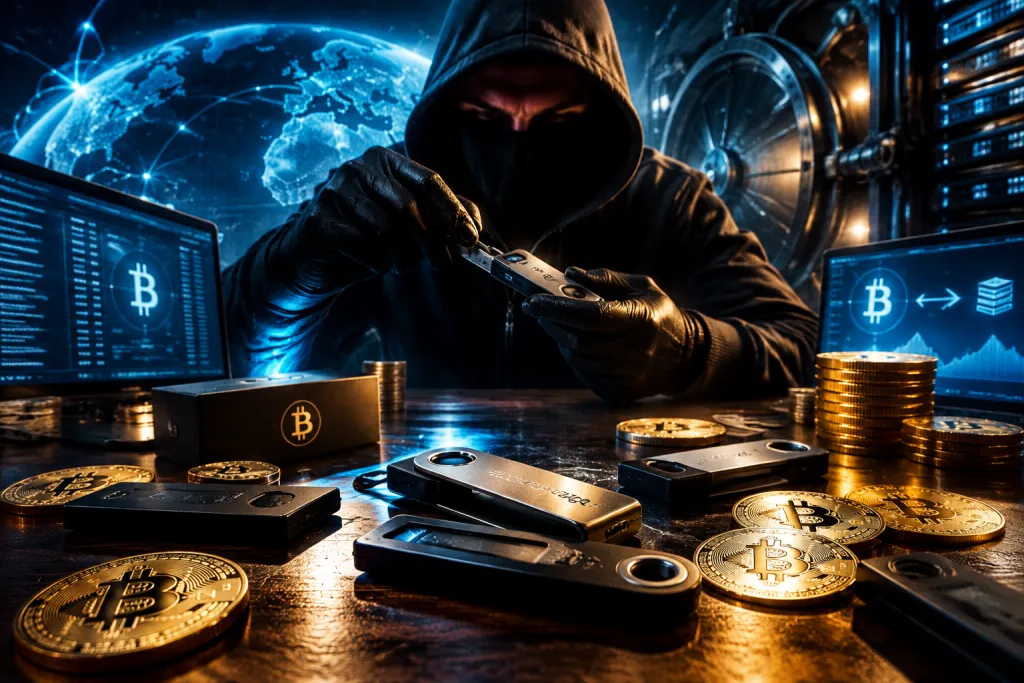 Roban 100 millones en criptomonedas con monederos físicos manipulados que parecían auténticos