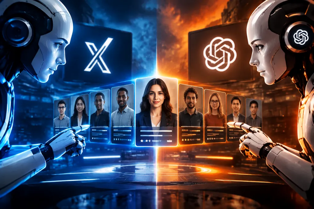 Un estudio fuerza a las IA a elegir candidatos y encuentra preferencias opuestas en Grok y OpenAI