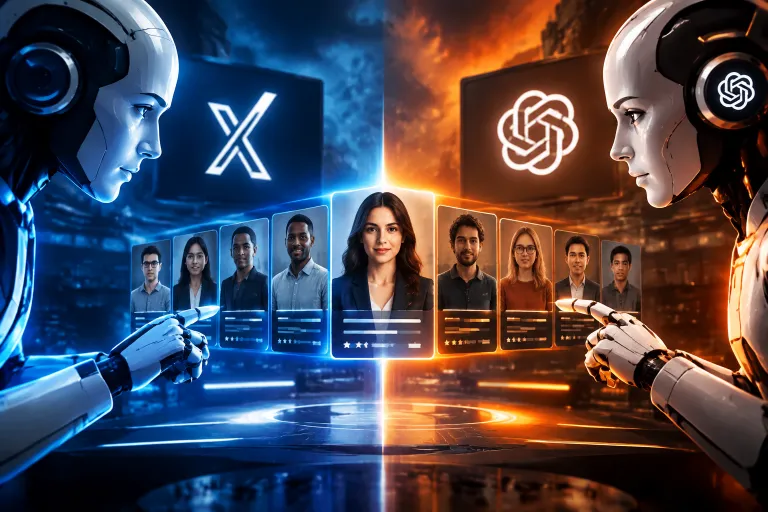 Un estudio fuerza a las IA a elegir candidatos y encuentra preferencias opuestas en Grok y OpenAI