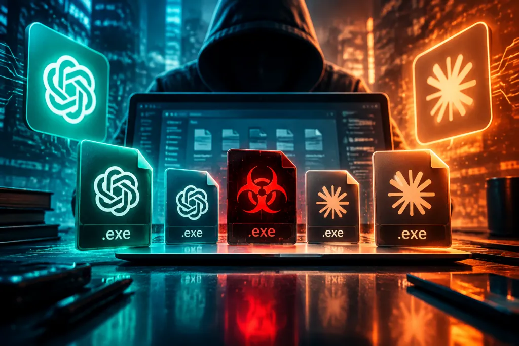 Una campaña camufla malware junto a ejecutables legítimos de ChatGPT y Claude