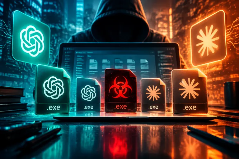 Una campaña camufla malware junto a ejecutables legítimos de ChatGPT y Claude